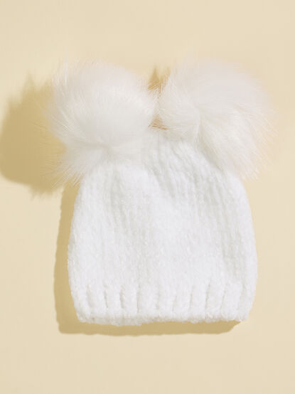 Chenille Pom Pom Beanie - TULLABEE