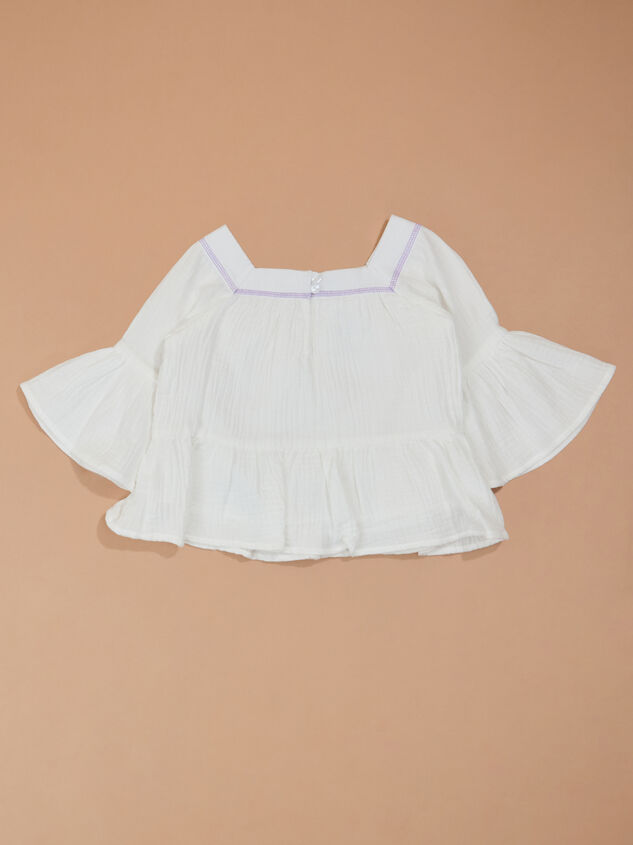 Connie Floral Top and Pants Toddler Set Detail 4 - TULLABEE