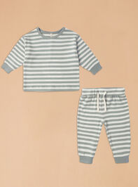 Davy Striped Top and Pants Set by Quincy Mae - TULLABEE
