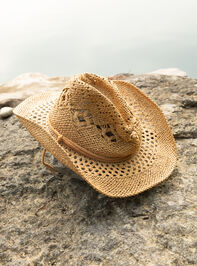 Woven Straw Rope Cowboy Hat - TULLABEE