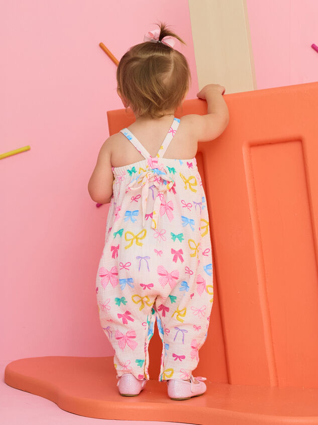 Aria Colorful Bows Tie Back Jumper Detail 4 - TULLABEE