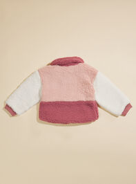 Mia Color Block Sherpa Jacket by MudPie Detail 2 - TULLABEE