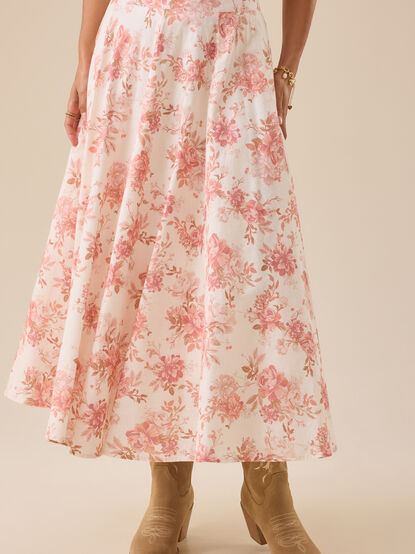 Alice Floral Midi Skirt - TULLABEE