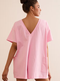 Hang Tough Reversible Tee Romper Detail 4 - TULLABEE