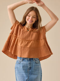 Rebecca Tiered Babydoll Top - TULLABEE