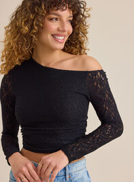 Sophia Lace Asymmetrical Top - TULLABEE