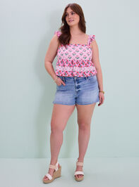 Bailee High Rise Denim Short - TULLABEE