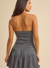 Briston Houndstooth Mini Dress Detail 4 - TULLABEE