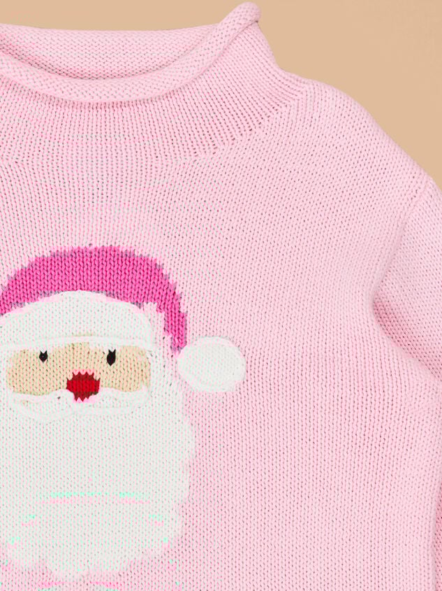 Santa Rollneck Sweater by Mudpie Detail 3 - TULLABEE