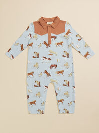 Western Horses Polo Jumpsuit - TULLABEE