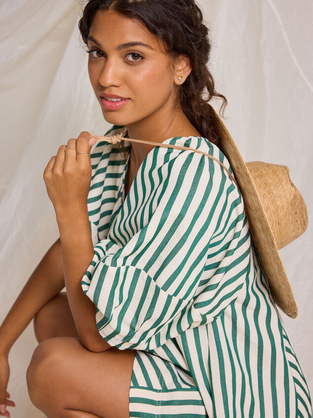 Posie Stripe Romper Detail 4 - TULLABEE