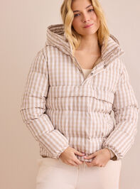 Active Puff Gingham Pullover - TULLABEE