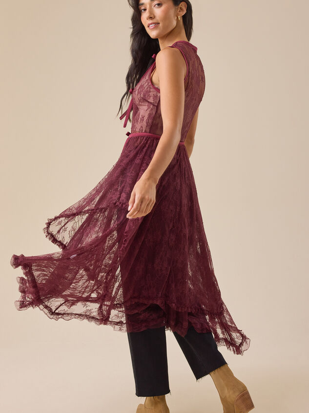 Solana Lace Ruffle Kimono Detail 4 - TULLABEE