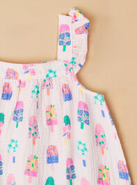 Popsicle Floral Dress Detail 3 - TULLABEE