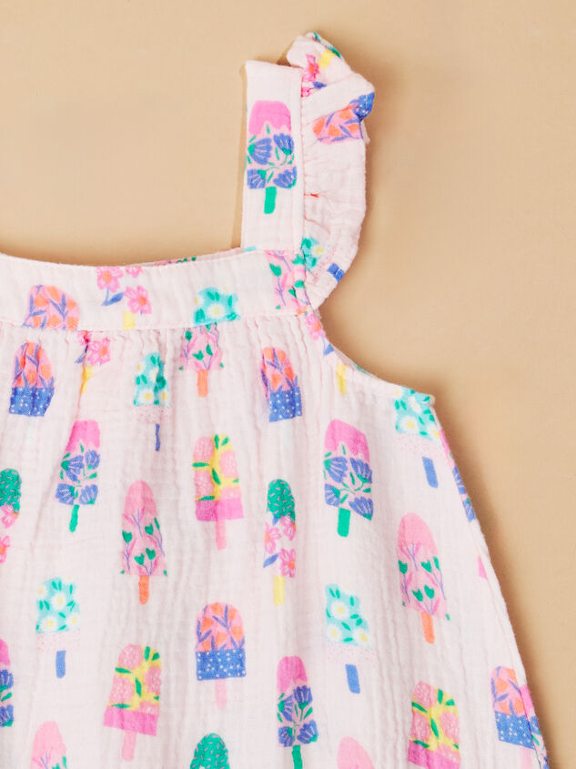 Popsicle Floral Dress Detail 3 - TULLABEE