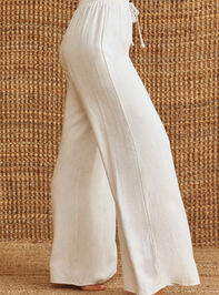 Annalise Linen Pants Detail 5 - TULLABEE