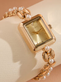 Pearl Rectangle Watch - TULLABEE