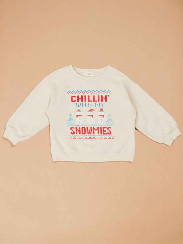 Chillin' With my Snowmies Sweatshirt - TULLABEE