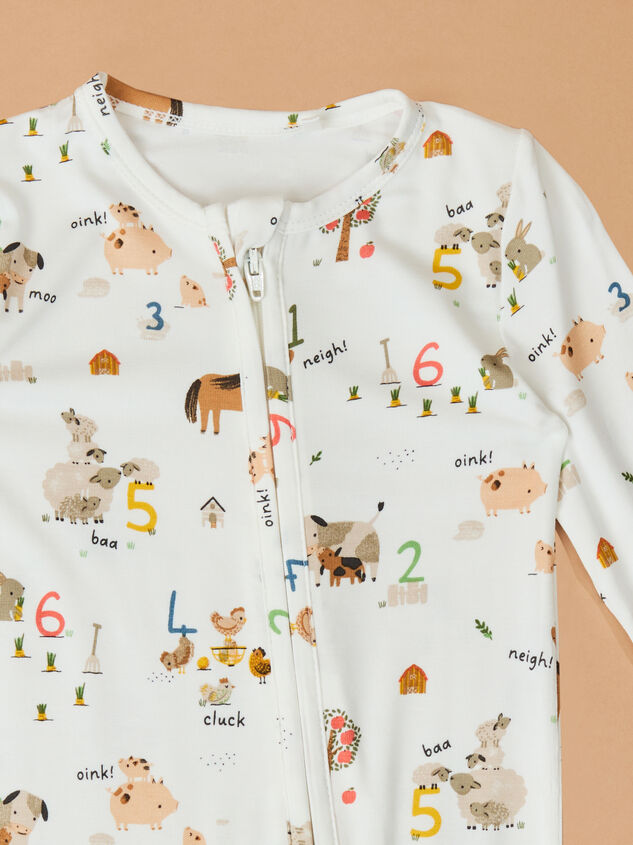 Farm Sounds Footie Detail 3 - TULLABEE