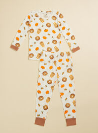 Pumpkin Spice Latte Lounge Set - TULLABEE