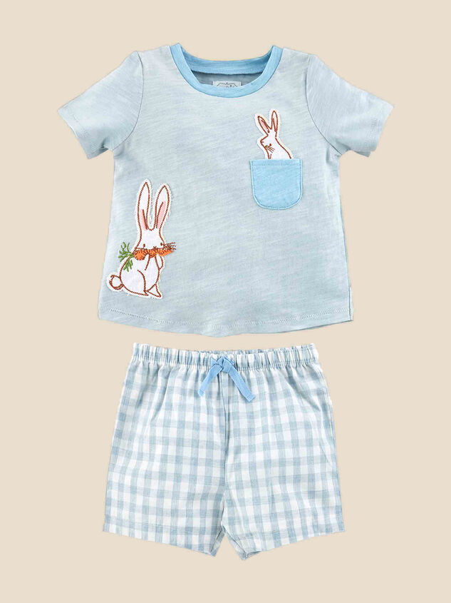 Owen Bunny Top and Shorts Set by MudPie - TULLABEE
