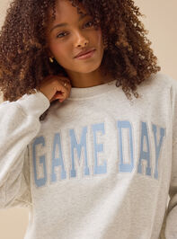 Game Day Graphic Sweatshirt Detail 4 - TULLABEE