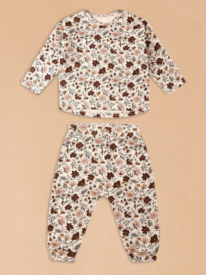 Posy Floral Lounge Set by Rylee + Cru - TULLABEE
