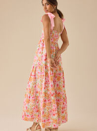 Landon Floral Maxi Dress Detail 4 - TULLABEE