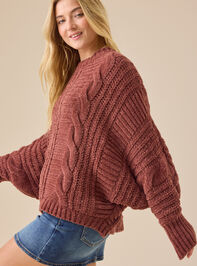 Julianna Cozy Draped Sweater Detail 4 - TULLABEE