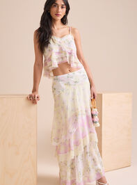 Bellani Tiered Midi Skirt - TULLABEE