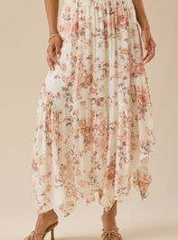 McKenzie Floral Maxi Skirt Detail 2 - TULLABEE