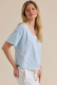 Hannah Slub Voop Tee Detail 3 - Altar'd State