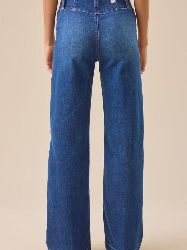 Katherine High Rise Seam Jean Detail 5 - TULLABEE