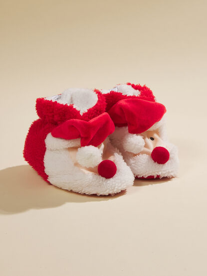 Santa Light Up Slippers by MudPie - TULLABEE