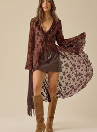 Rachel Ruffle Kimono Detail 2 - TULLABEE