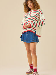 Wynter Striped Sweater Detail 2 - TULLABEE