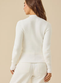 Mallory Mock Neck Sweater Detail 5 - TULLABEE