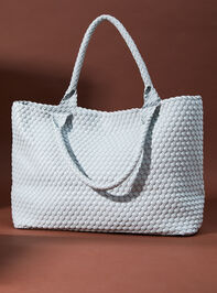 Large Woven Tote Bag - TULLABEE