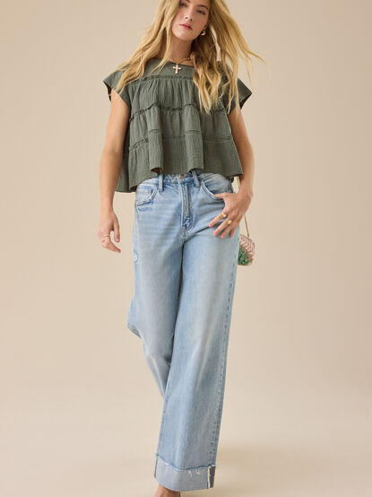 Rebecca Tiered Babydoll Top - TULLABEE