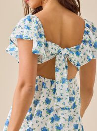 Wren Floral Mini Dress Detail 2 - TULLABEE