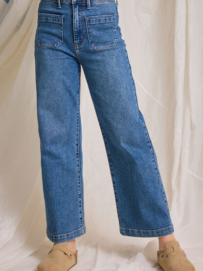 Tally Wide Leg Jeans - TULLABEE