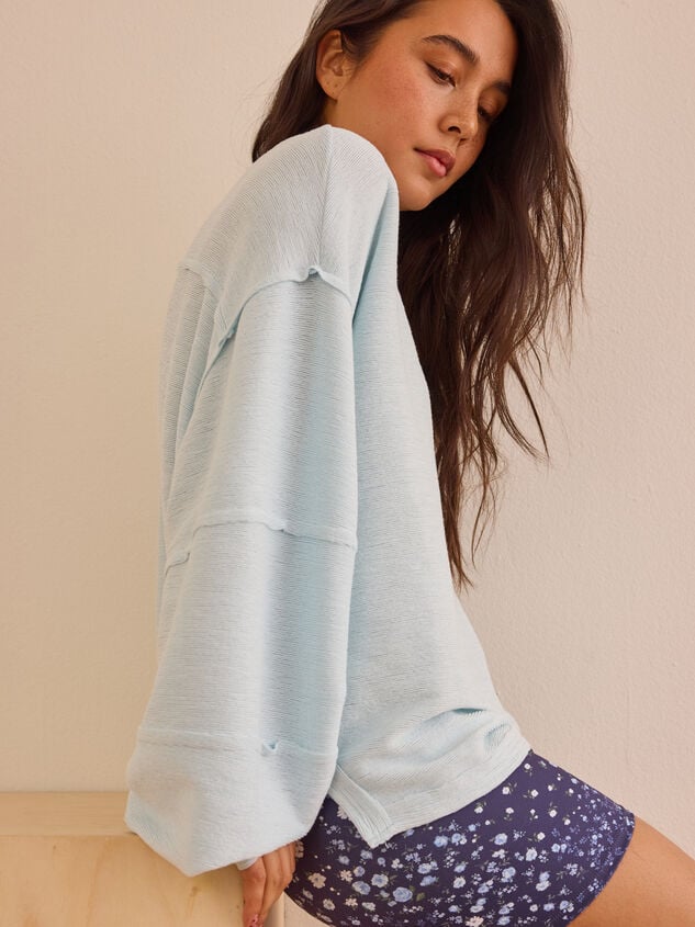 Recovery Ribbed Crewneck Detail 4 - TULLABEE