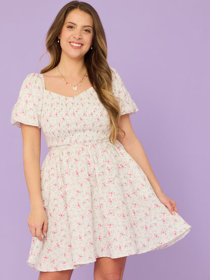 Stacey Floral Mama Mini Dress - TULLABEE