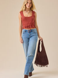 Josephina Scalloped Tank Detail 2 - TULLABEE