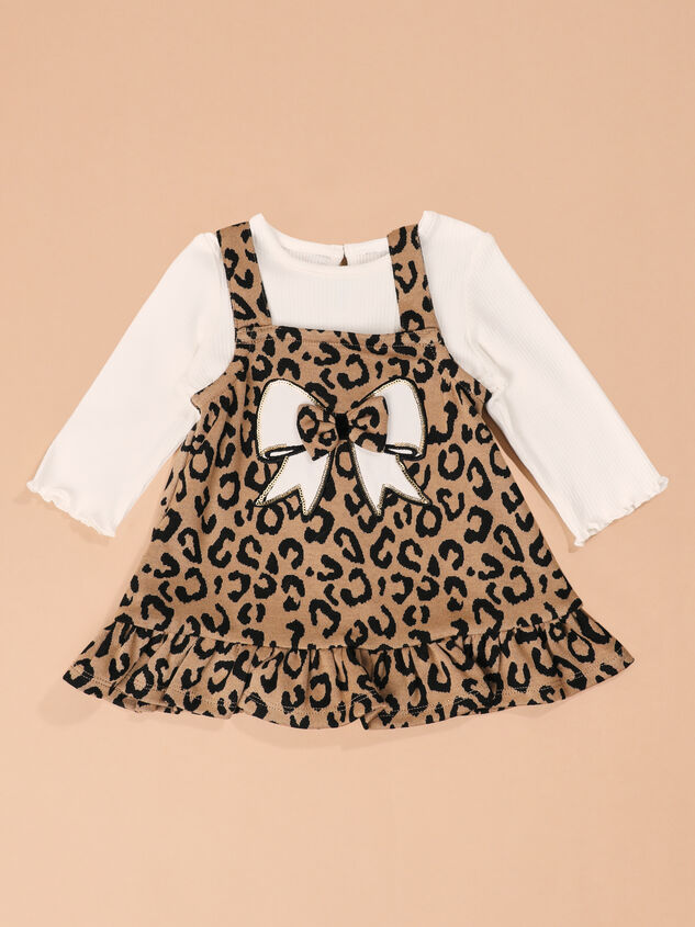 Sasha Leopard Layered Dress Set - TULLABEE