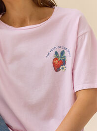 Fruit Of The Spirit Oversized Tee Detail 4 - TULLABEE