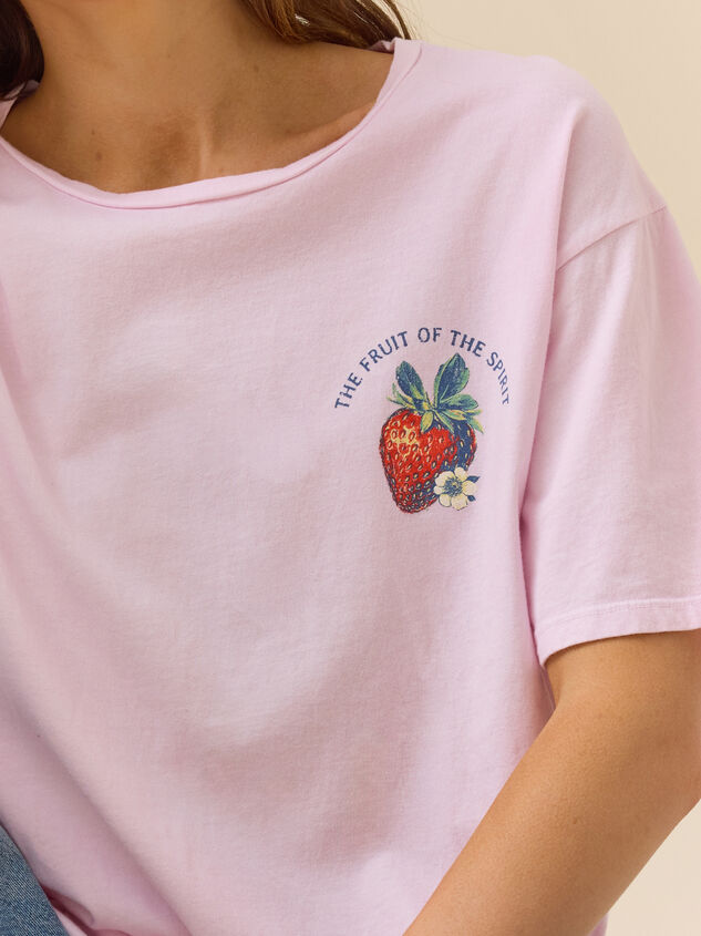 Fruit Of The Spirit Oversized Tee Detail 4 - TULLABEE