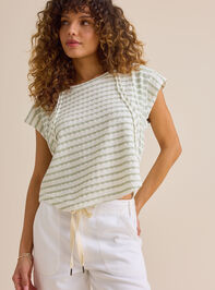 Royel Striped Tee Detail 3 - TULLABEE