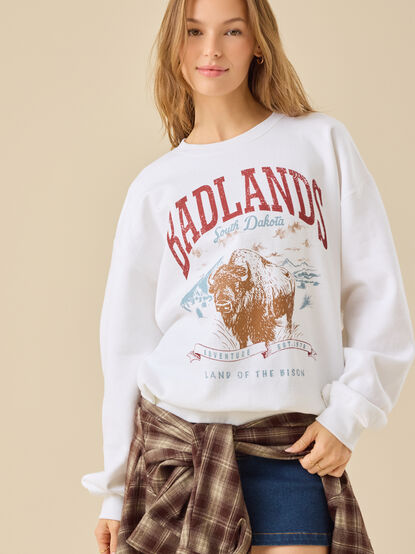 Badlands Bison Pullover - TULLABEE