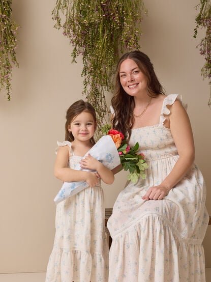 Emma Floral Mama Dress - TULLABEE